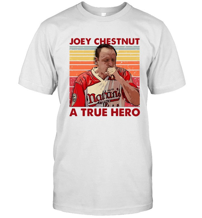 Joey Chestnut Eating A True Hero shirt