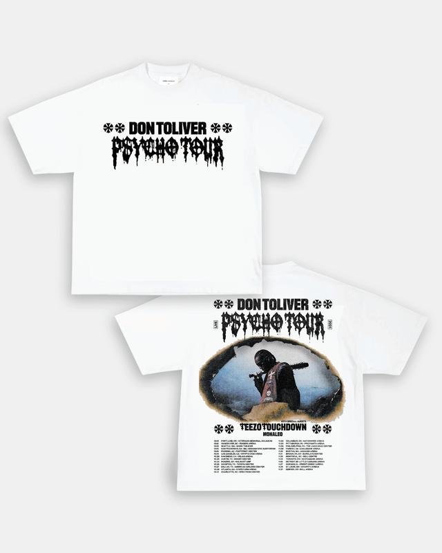 Donny The Toliver Tour 2024 Ver2 T-shirt Vintage 90s Graphic Tees, 2 Sides Cotton Vintage Shirt To Match Sneaker Hiphop Clothing Rapper Merch Shirt, H