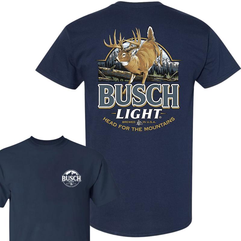 Limited Busch Light Deer Label Double Side Shirt, For Men, For Women