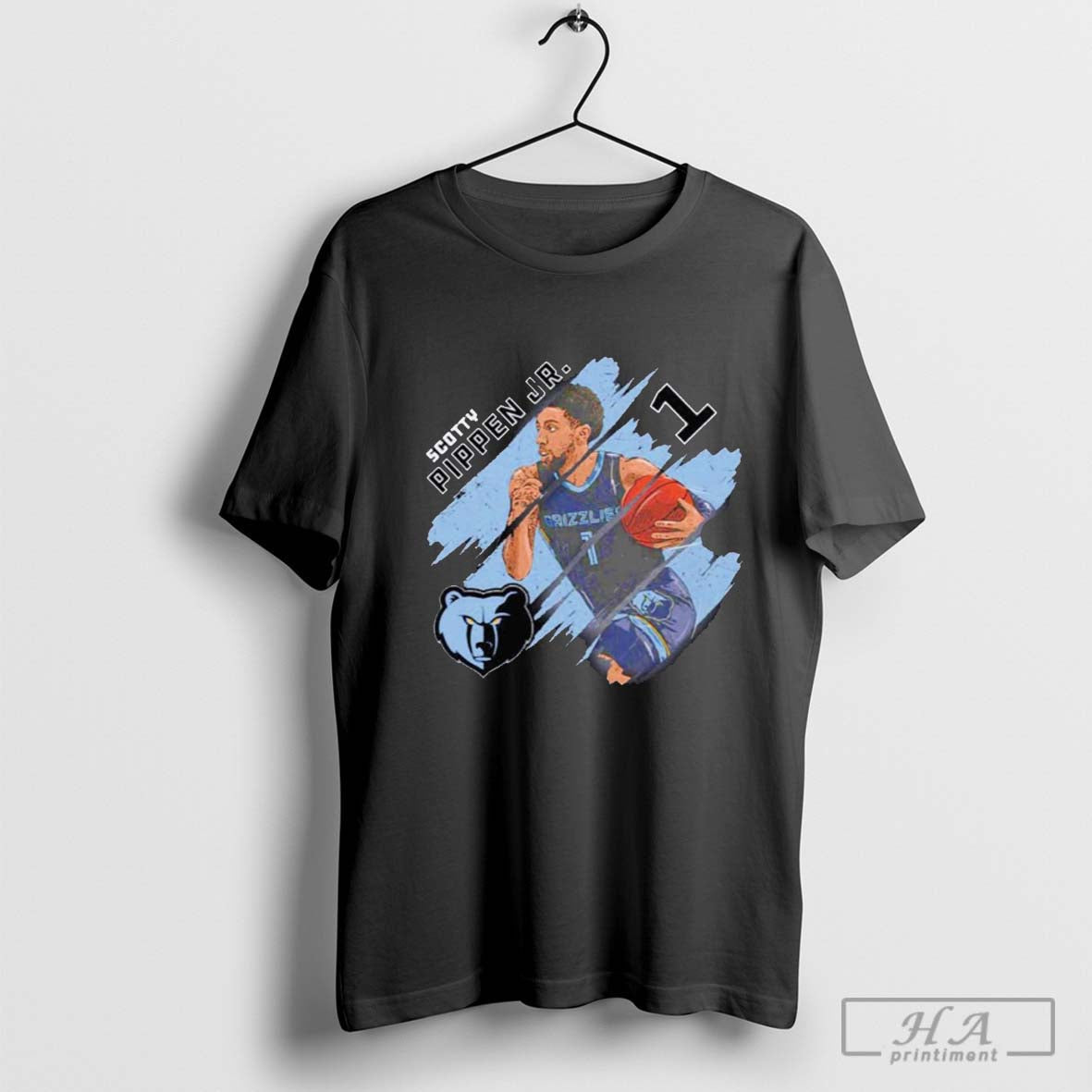 Scotty Pippen Jr Memphis Grizzlies stripes cartoon player Shirt