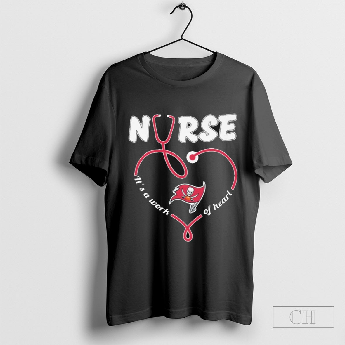 Tampa Bay Buccaneers Nurse ItÃ¢â‚¬â„¢s A Work Of Heart Shirt