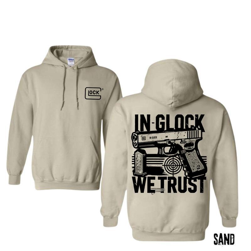 In Glock We Trust Hoodie for Men and Women, Classic Fit - Menswear , Glock Hoodie , Classic