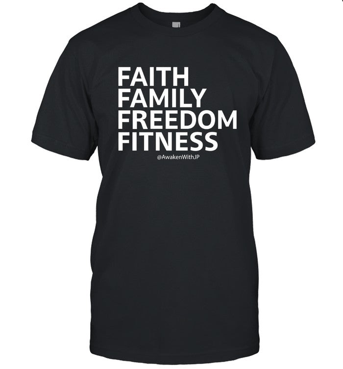 JP Sear Faith Family Freedom Fitness 2023 Shirt
