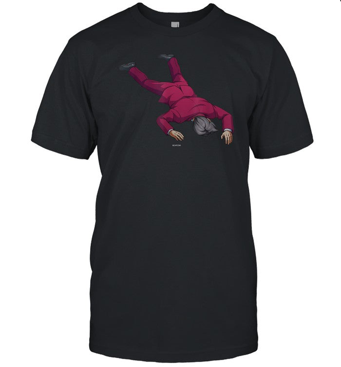 Limited Ace Attorney Investigations Collection Faceplant Edgeworth Shirt