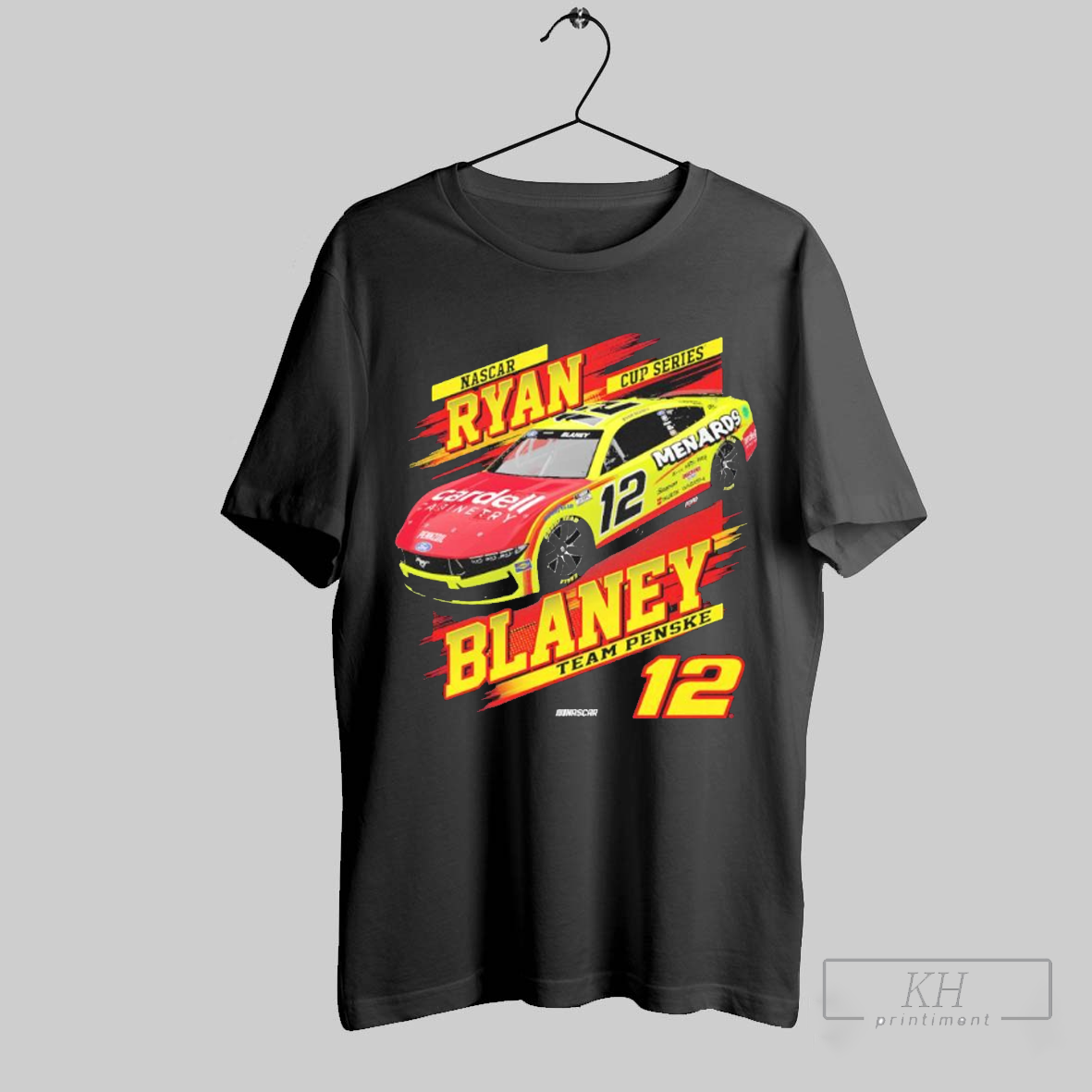 Ryan Blaney Team Penske Black Menards Car T Shirt T Shirt