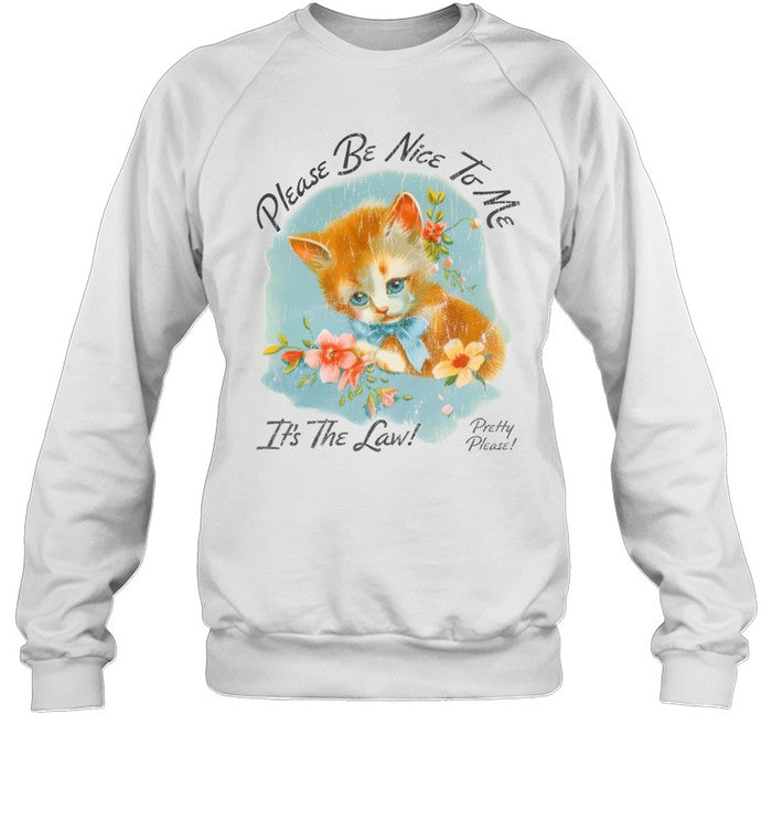 2024 Kurtis Conner Please Be Nice To Me Kitten Shirt