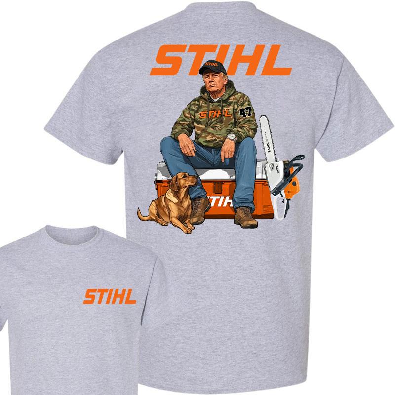 STIHL Trump hunting shirt, 47th president Trumpp Supporter shirt, Stihl Trump won 2024 shirt  for men and women