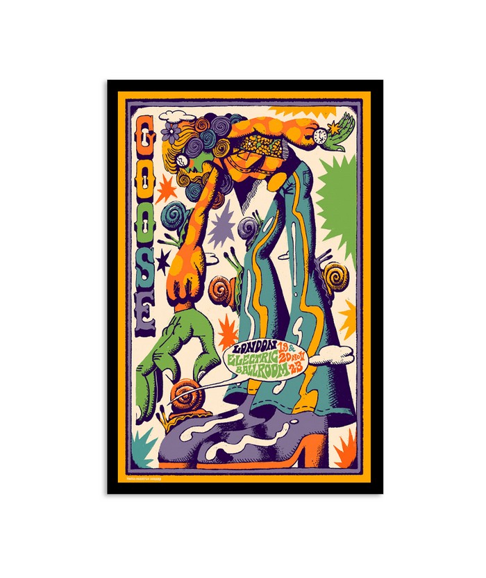 Goose November 19-20, 2023 Electric Ballroom, London, UK Poster