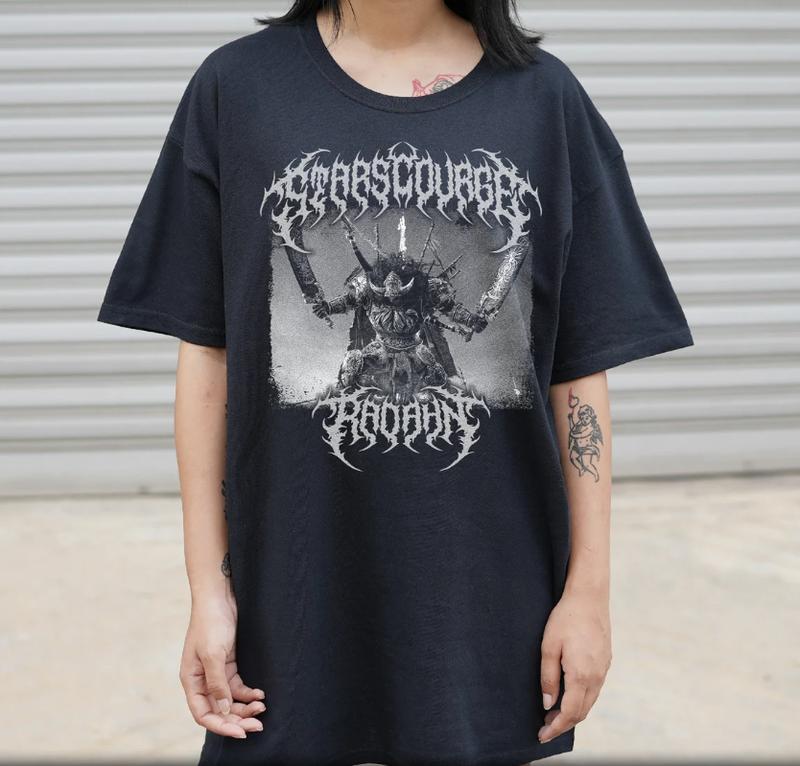 Elden Ring Radahn T-Shirt, Metal Band Style Unisex Game Shirt, Messmer Sweatshirt, Warrior Hoodie, Demon Tee, hidetaka miyazaki, Radahn Festival, shad
