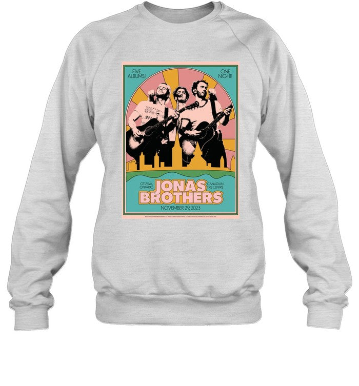 Jonas Brothers 5 Albuma 1 Night Canadian Tire Centre Ottawa, ON Nov 29, 2023 Shirt