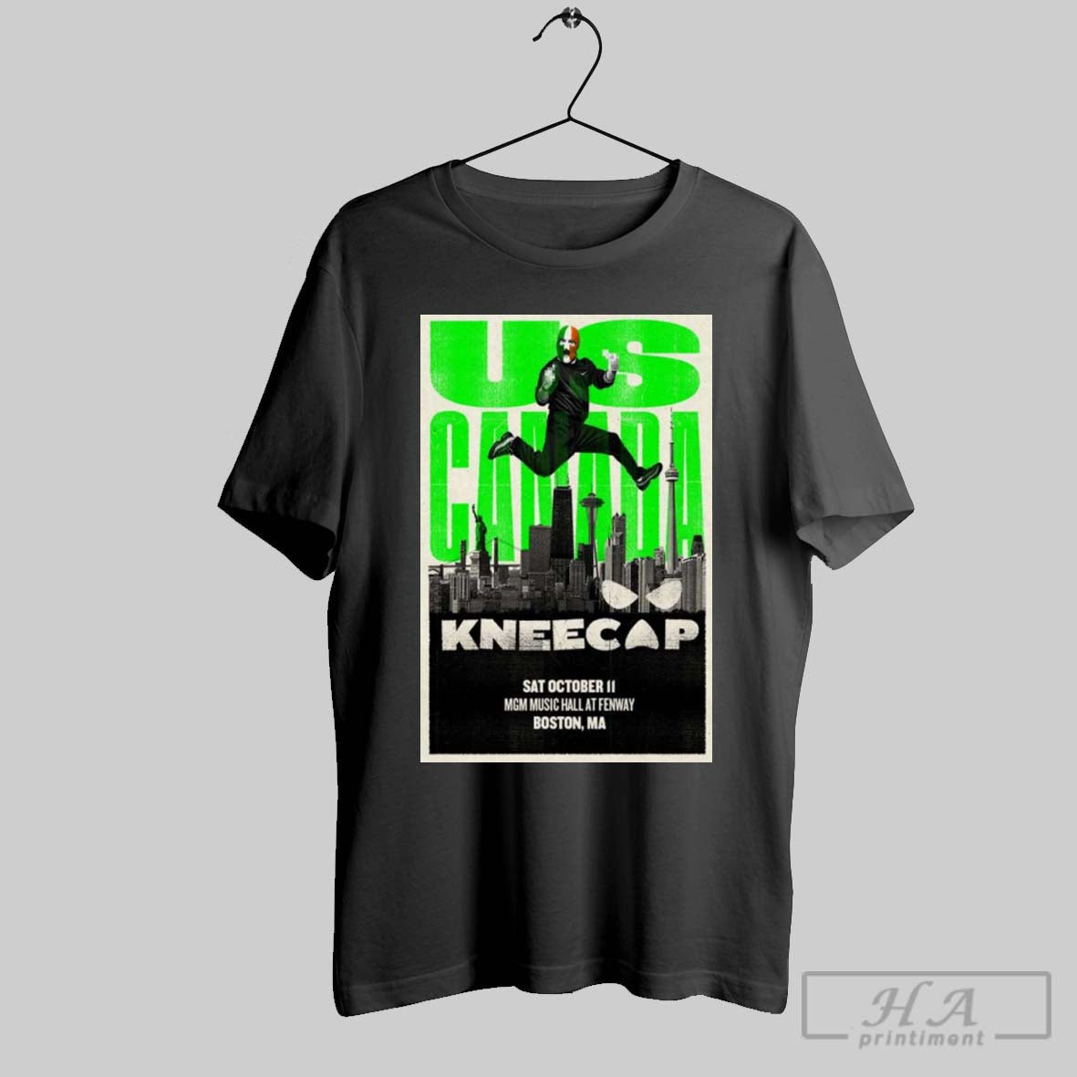 Poster Kneecap Boston Ma Oct 11 2025 Mgm Music Hall At Fenway T Shirt