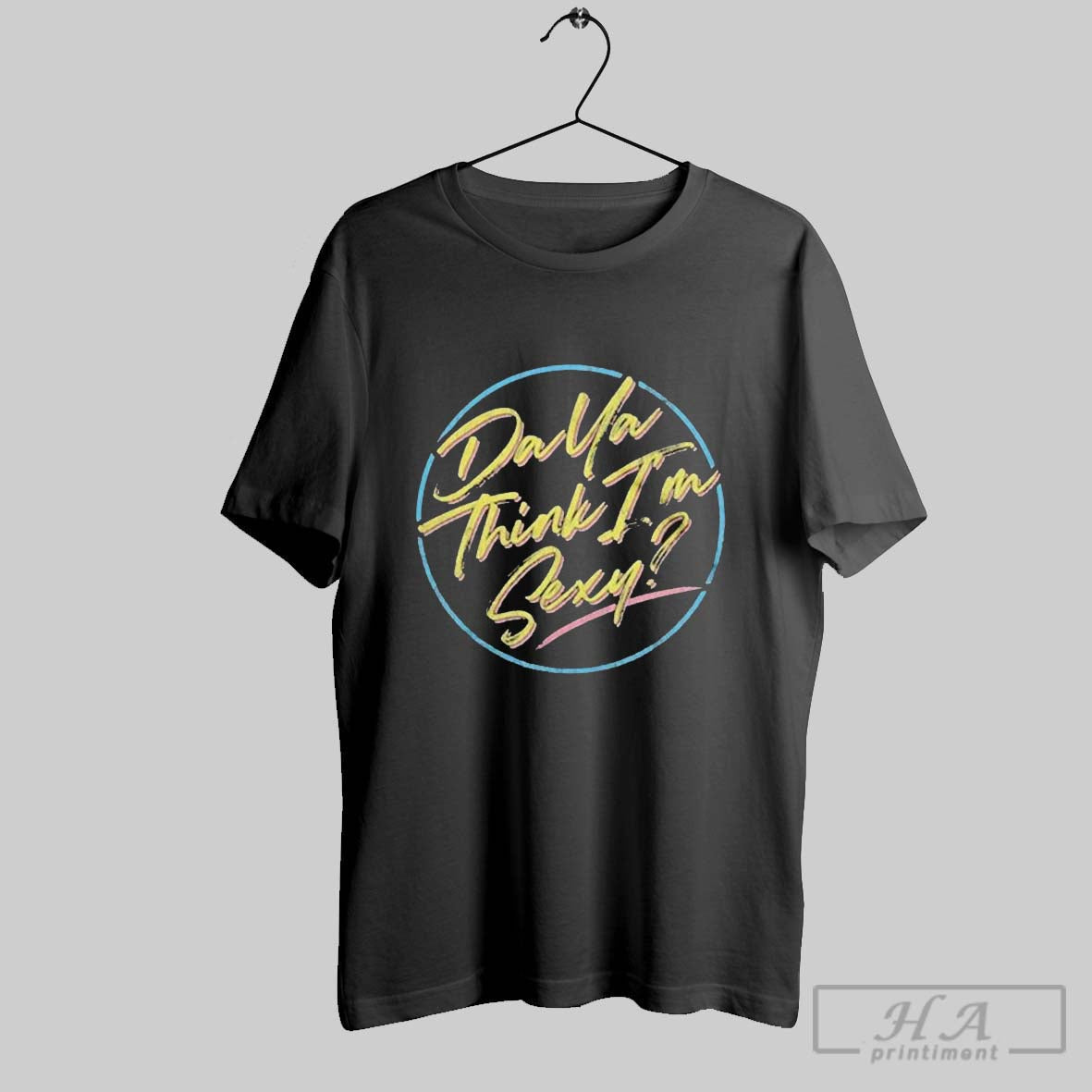 Rod Stewart Da Ya Think Im Sexy Script T Shirts