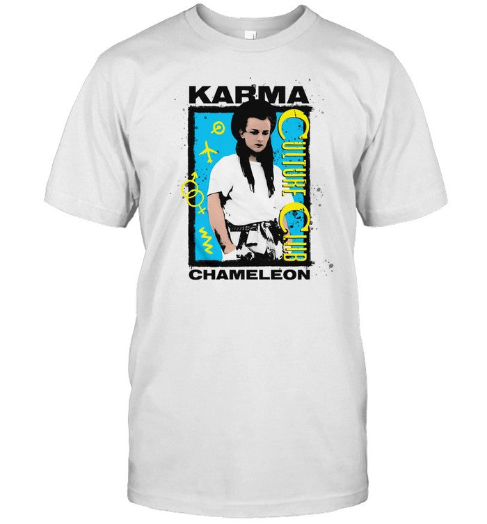T-Shirt Culture Club Karma Chameleon 40th Anniversary Boy George Limited