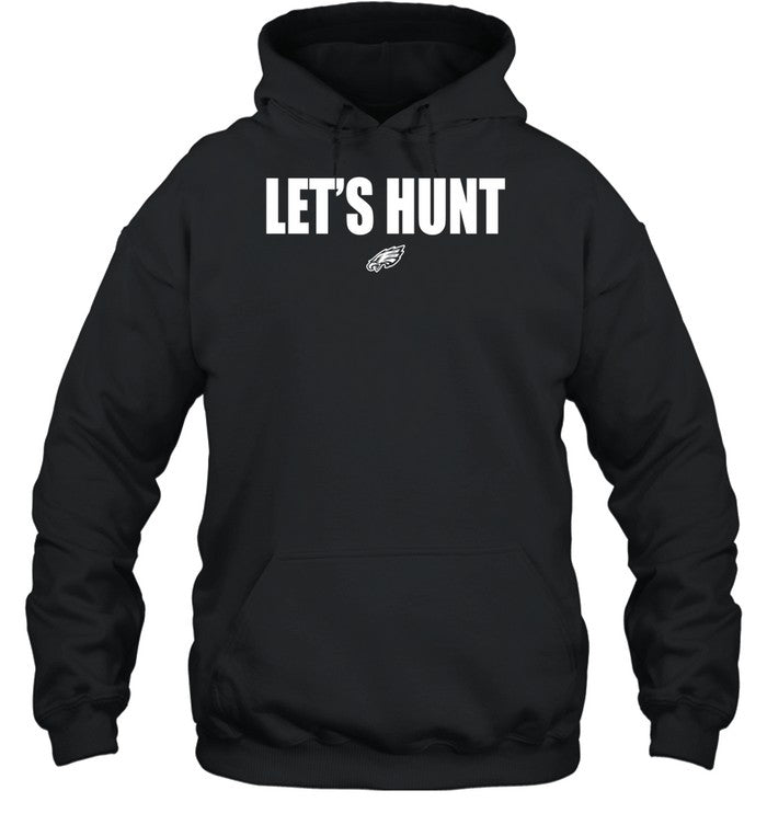 Lesean Mccoy Wearing Let's Hunt Eagles Hoodie
