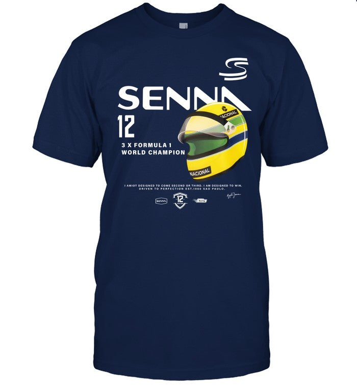 Senna 12 3 x Formula 1 World Champs Tee