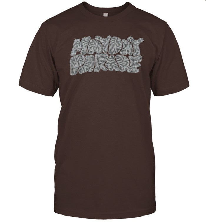 Limited Mayday Parade Stitch Brown T-Shirt