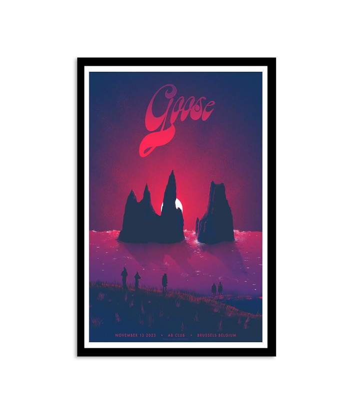 Goose November 13, 2023 AB Club Brussels Belgium Poster