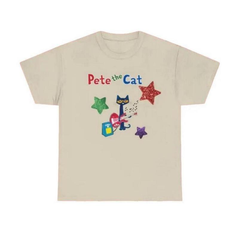 Pete the Cat Shirt Gift -Memories Shirt Cute Cartoon Character Apparel shirt for