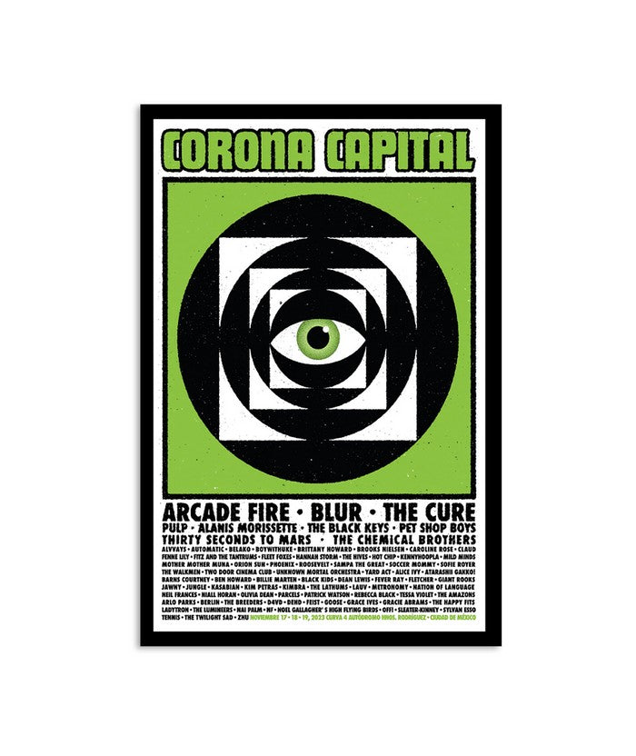 Corona Capital Music festival November 17-18-19, 2023 Mexico City Poster