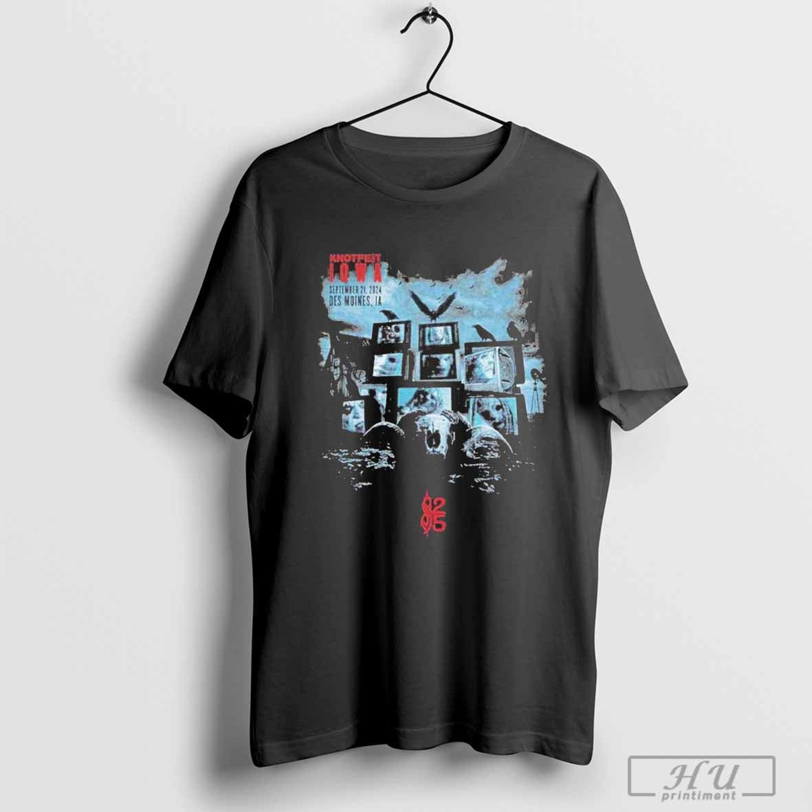 Slipknot 25th Anniversary Tee For Show Music In Des Moines Iowa At Knotfest Iowa On September 21 2024 T-shirt