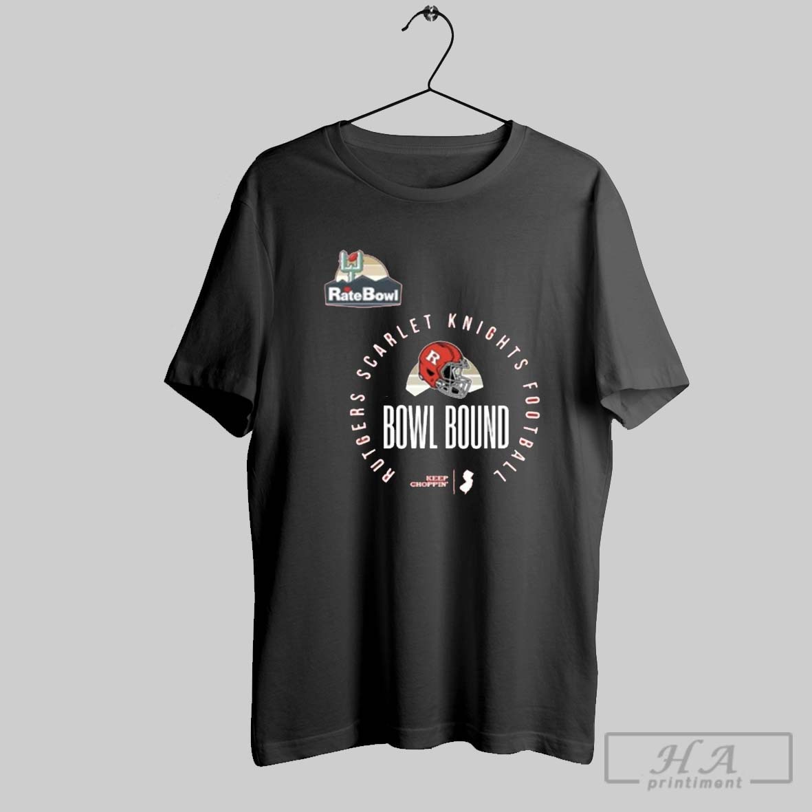 Rutgers Scarlet Knights Football 2024 Rate Bowl Bound T Shirt