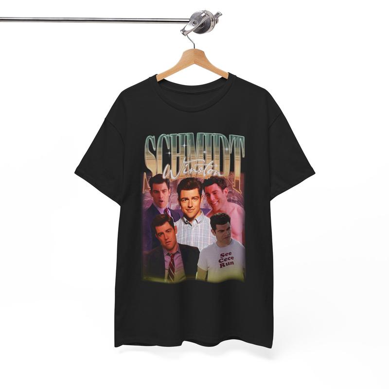 Nick Miller & Winston Schmidt College Retro T-Shirt , Schmidt Shirt, Schmidt Vintage Tshirt, New Girl, Tee Top Funny TV Icon Gift