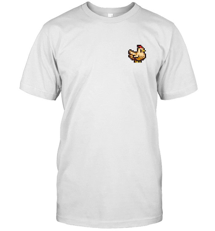 Stardew Valley 8-Bit Chicken Sandstone Shirt