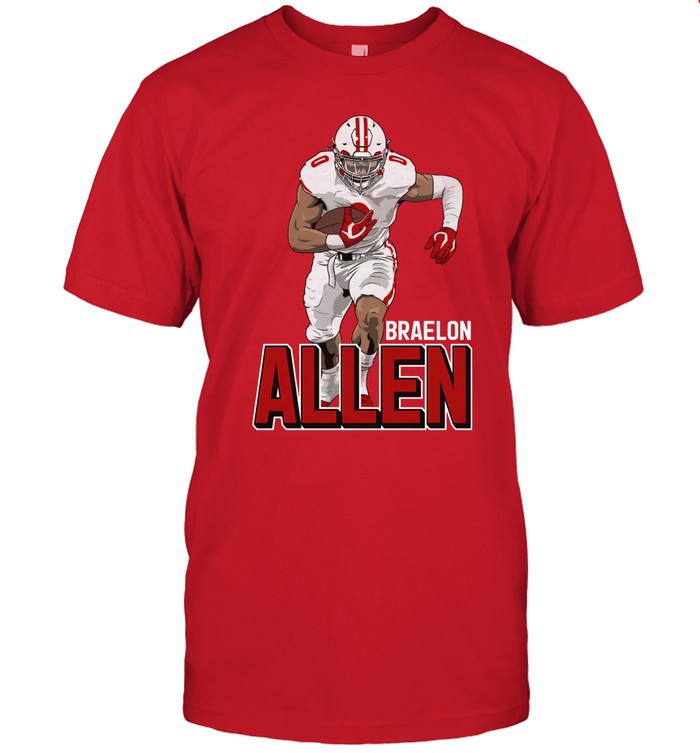 Barstool Sports Wisconsin Football Braelon Allen Shirt