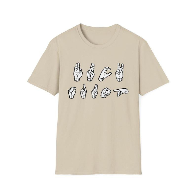 Subtle Anti Trump Tshirt, ASL Sign Language Tee, Vote Democrat Shirt, Anti Trump, Jack Smith, Disgraced President, Election 2024