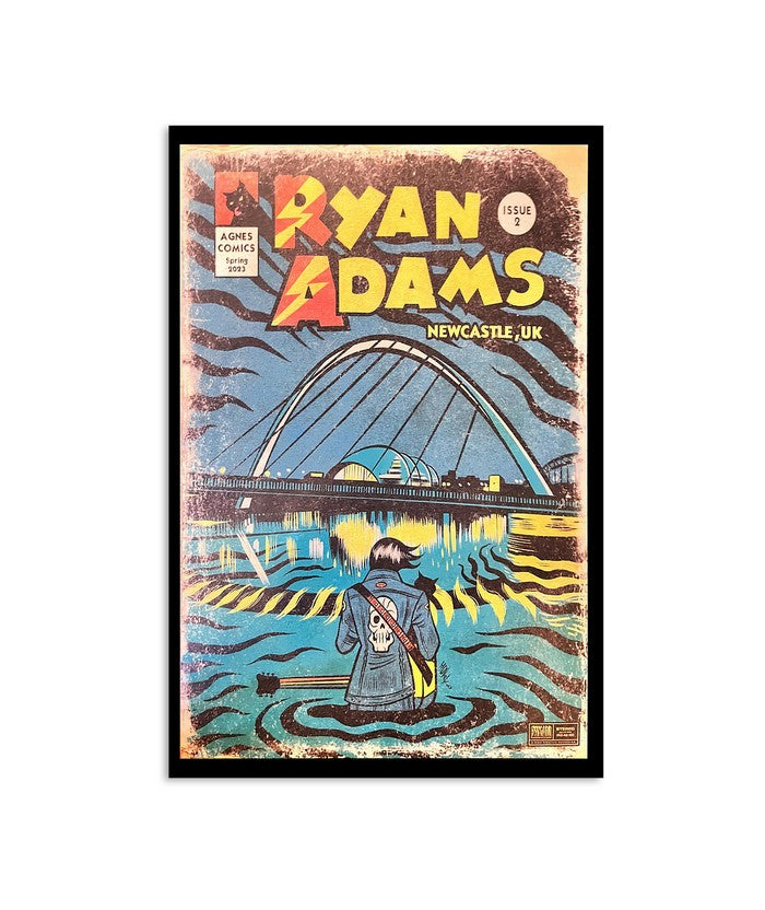 Ryan Adams Agnes Comic Spring 2023 Newcastle, UK Poster
