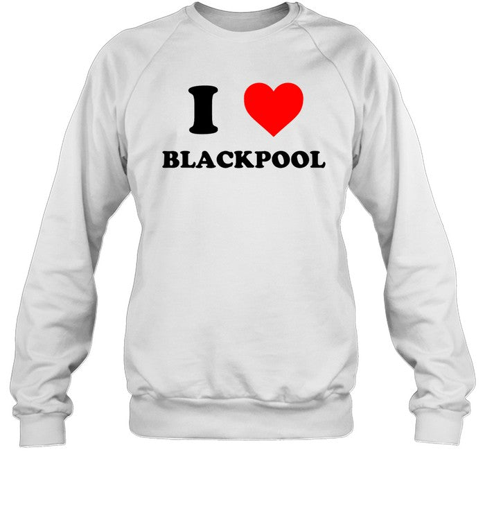 I Love Blackpool Sweatshirt