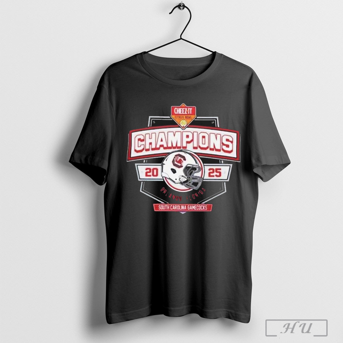 South Carolina Gamecocks Football 2024 Cheez It Citrus Bowl Champions T Shirt