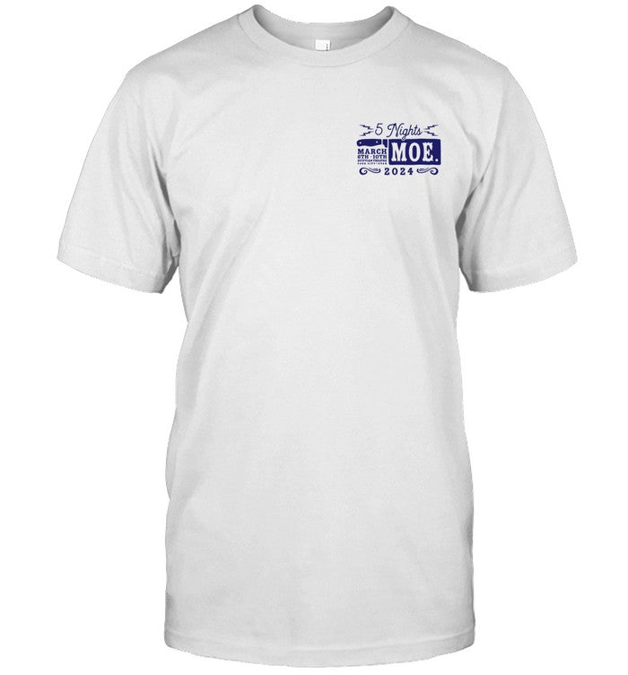 Moe Band March 6-10 2024 Egyptian Theatre Park City, UT Shirt