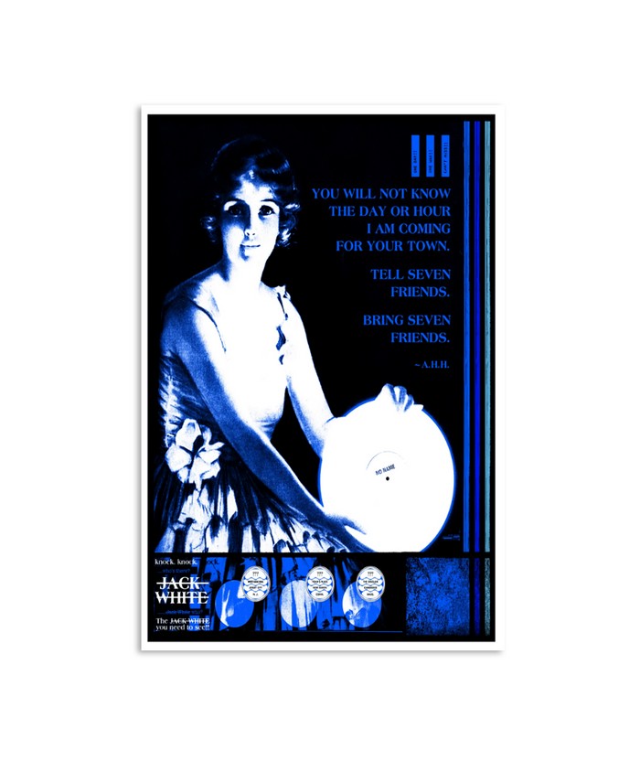 Jack White New Haven CT 09 10 24 Toad's Pale Poster