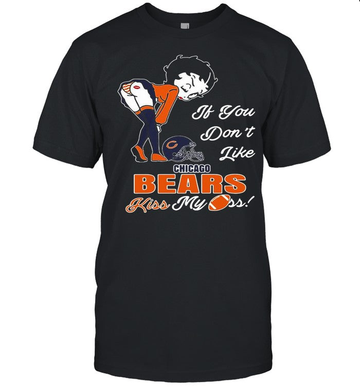 Pretty Girl If You Donâ€™t Like Chicago Bears Black shirt