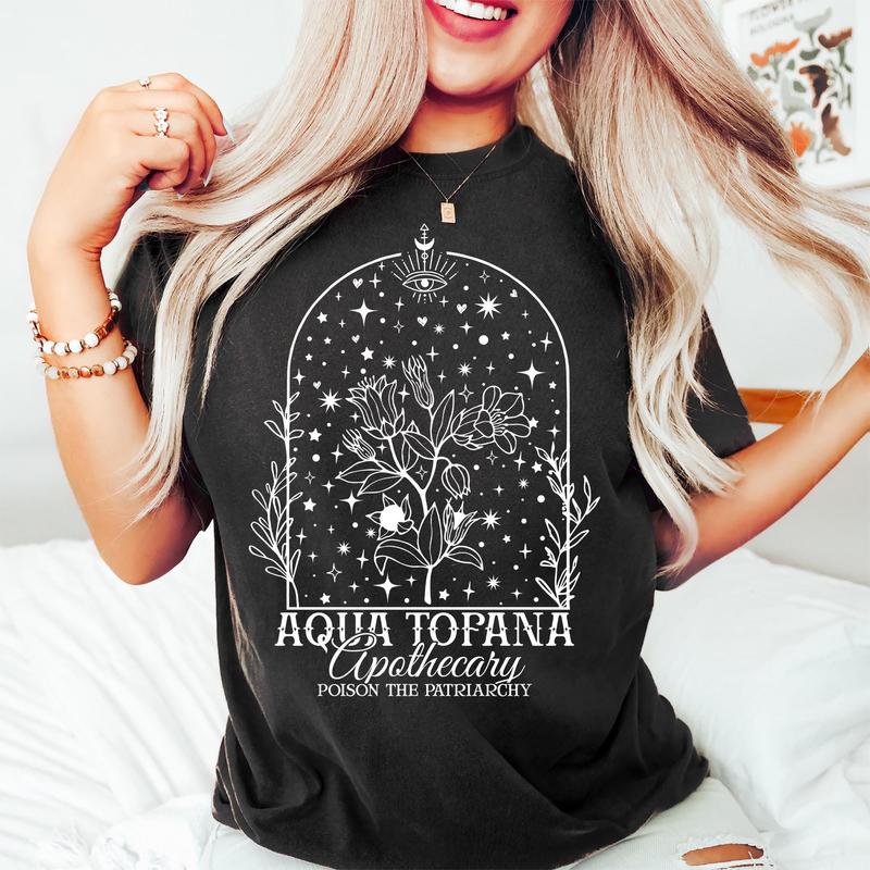 Aqua Tofana Apothecary Shirt, Poison The Patriarchy, Feminist Tee, There Is No Freedom Without Choice, Unisex Short Sleeve Tee
