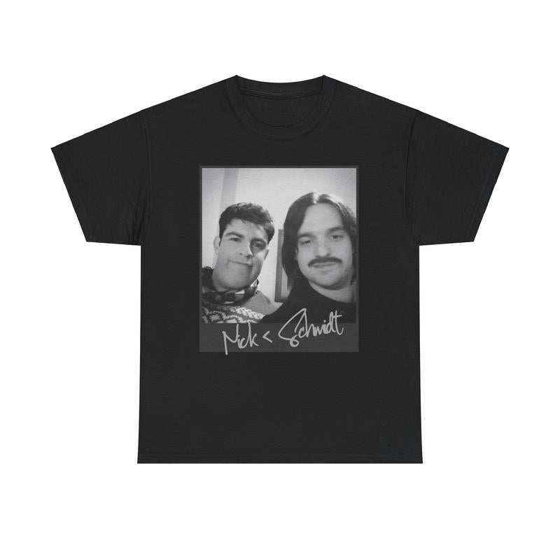 Nick Miller & Winston Schmidt College Selfie V1 T-Shirt  Vintage New Girl Movie Shirt  Nick and Schmidt the Pepperwood Chronicles Gift Merch