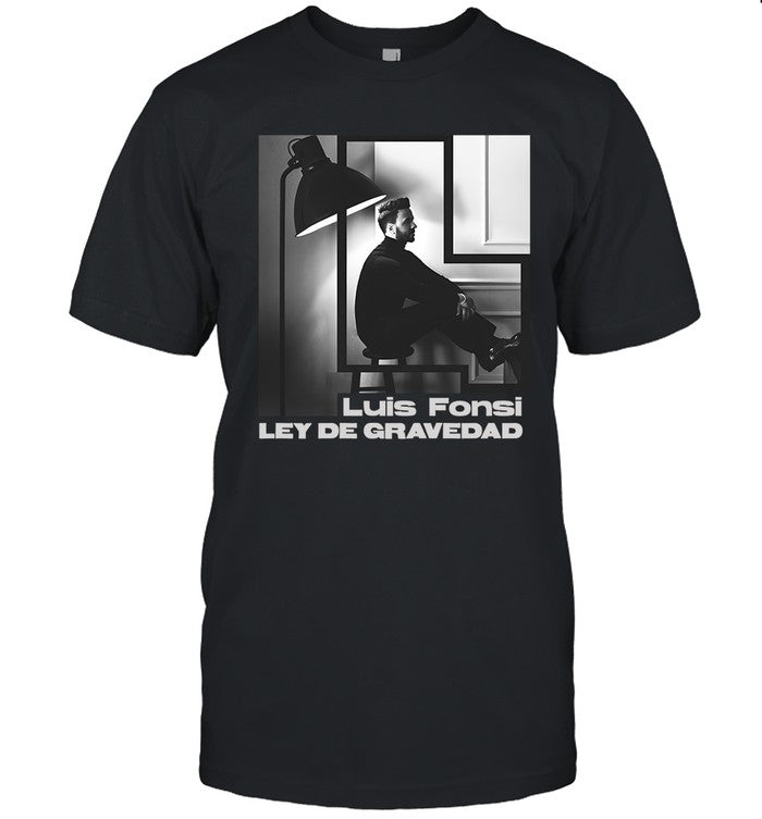 Luis Fonsi Ley De Gravedad Black T-Shirt