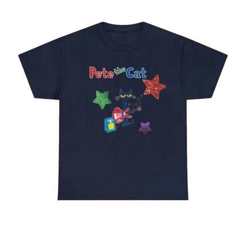 Pete the Cat Shirt Gift -Memories Shirt Cute Cartoon Character Apparel shirt for