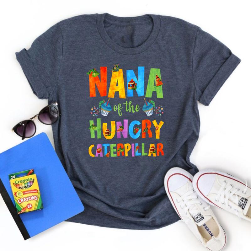 Nana Of The Hungry Caterpillar Cute 1st Birthday Boy Girl Shirt, Nana Hungry Caterpillar Birthday Shirt, Gift For Nana, Nana Shirt, Very Hungry Caterp