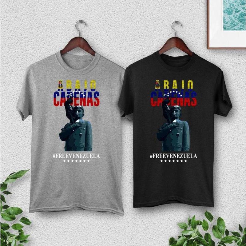 Venezuela Hasta El Final Con Edmundo T-Shirt, Venezuela Sweatshirt, T-Shirt Venezuela, Unisex Tee, Full Size and Full Colors Cotton Fabric