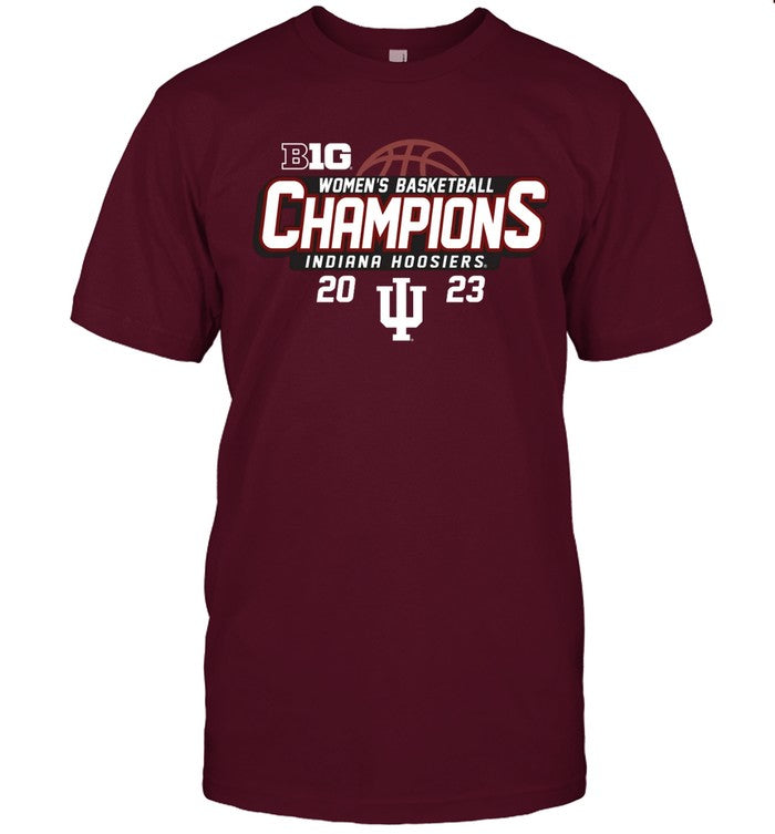 Indiana Hoosiers Women's Basketball B1G Champions 2023 Shirt