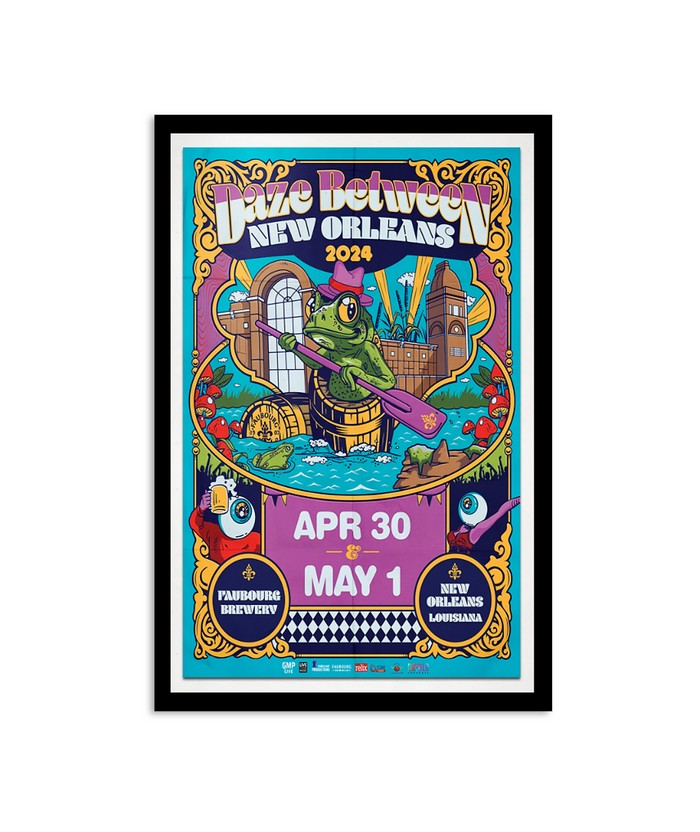 New Orleans Daze Between Fest 2024 April 30, May 1 Show at Faubourg Brewery Poster