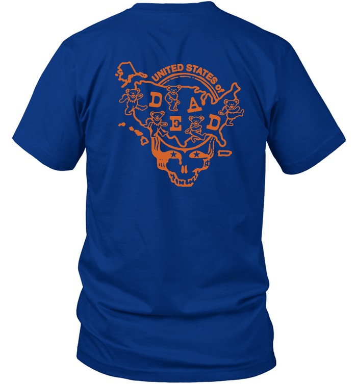 Illinois United States of Dead t shirt Illinois United States of Dead tee