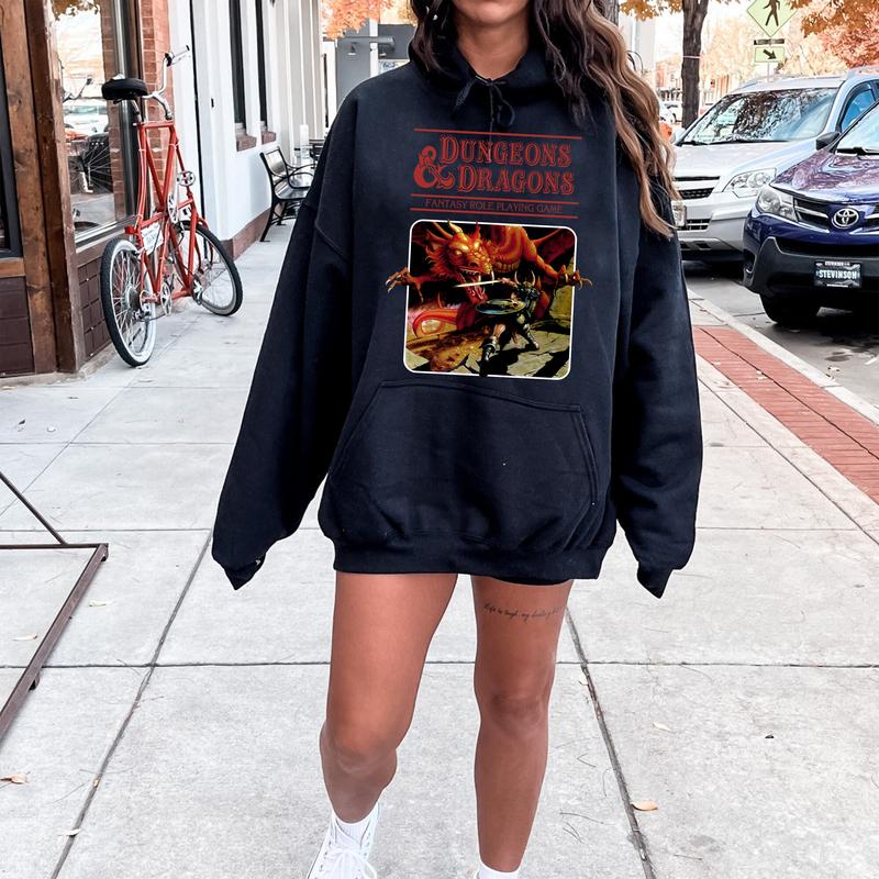 Retro Dungeons & Dragons 1974 Shirt, Vintage Sweatshirt, Retro Dungeon Master Hoodie, D&D Dungeons And Dragons Game Best Gift Hoodie, Sweatshirt, RPG Gift