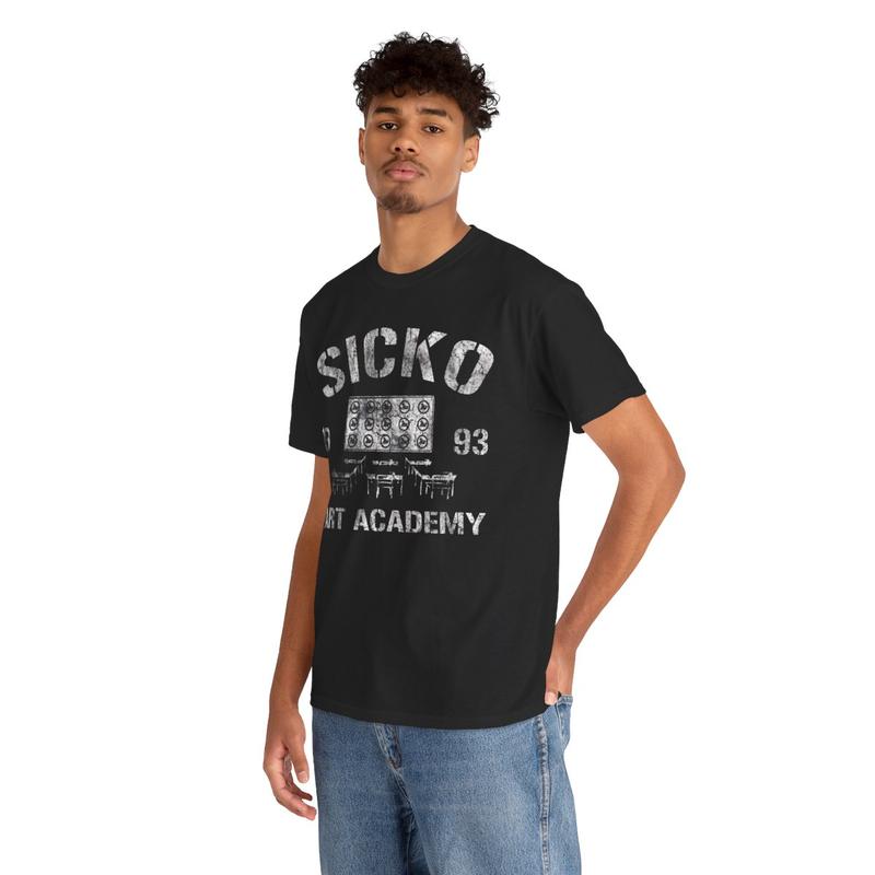 Black Tee Art Academy Casual Classic Cotton Menswear Retro Shirt Top Vintage Comfy Day Graphic Smooth T-Shirt Underwear Tshirt Streetwear Man Shortsle