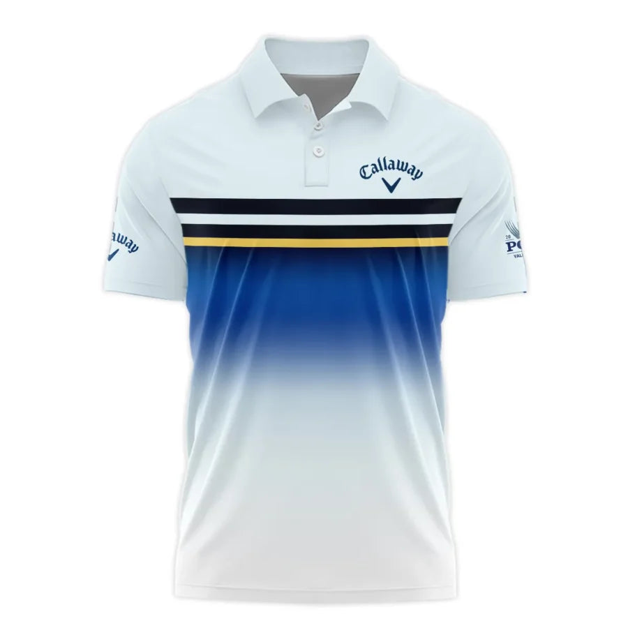 Golf 2024 PGA Championship Callaway Polo Shirt Sports Light Blue Black Stripe All Over Print Polo Sh