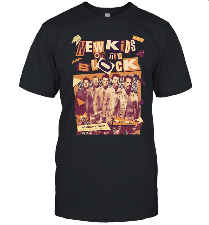 New Kids On The Block July 3 2024 Mountain View CA T Shirt