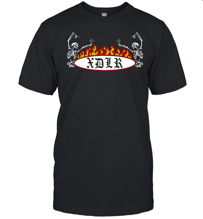 Limited Skeletons & Flames Logo XPLR Shirts
