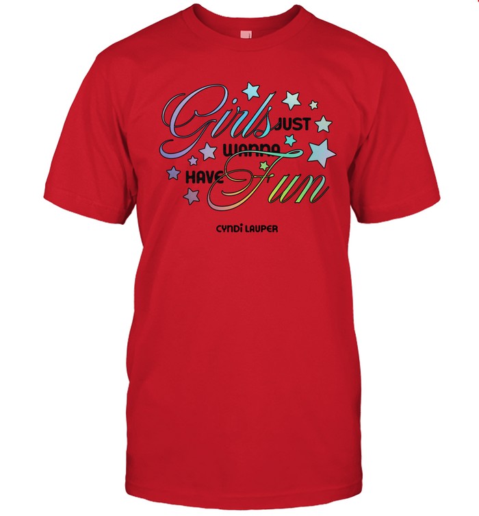 Cyndi Lauper Girls Just Wanna Have Fun Tarewell Tour 2024 T-Shirt